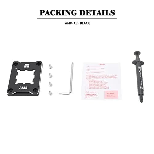 Thermalright ASF-Black AM5 CPU Holder 6mm Thickness | Corrective Anti-Bending Fixing Frame thumbnail 4
