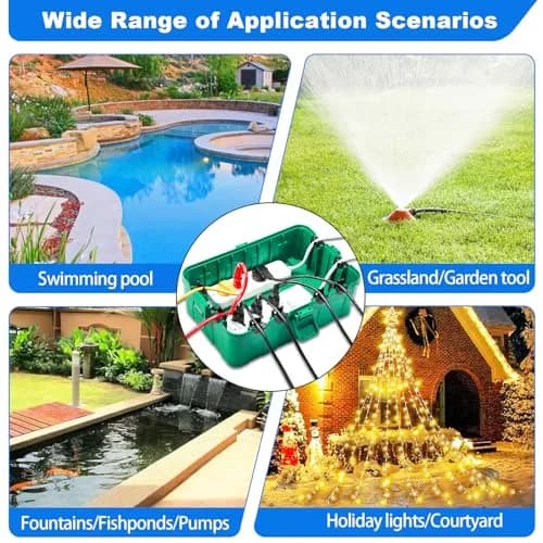 Hrensaw Large Outdoor Electrical Box 34.3cm x 23.7cm x 13.5cm (13.5" x 8.5" x 5.3") | IP54 Waterproof Outdoor Outlet Covers for India thumbnail 8