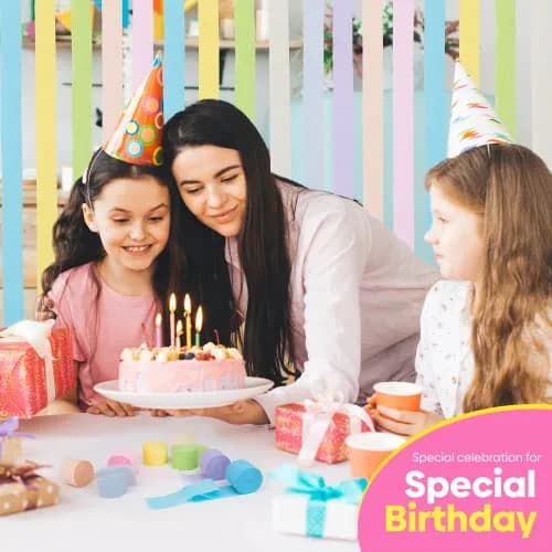 Captain Decor Pastel Crepe Paper Streamers | 8 Rolls, 656ft Total thumbnail 6