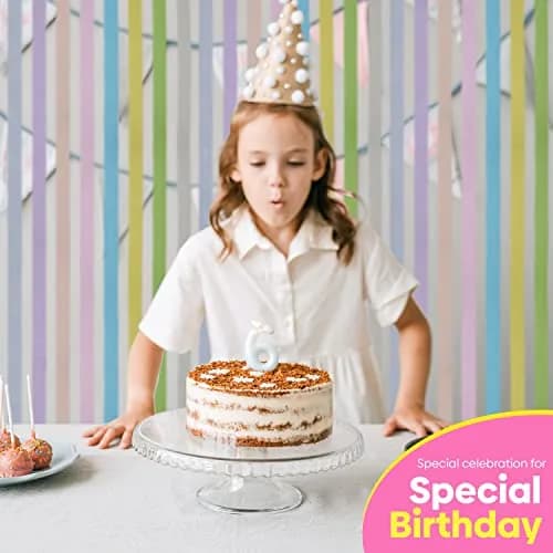 Captain Decor Pastel Crepe Paper Streamers | 8 Rolls, 656ft Total thumbnail 7