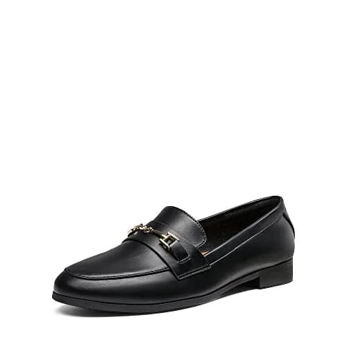 DREAM PAIRS Women Loafers Comfortable Dressy Shoes in Black-PU 9.5 | Elegant & Supportive thumbnail 1