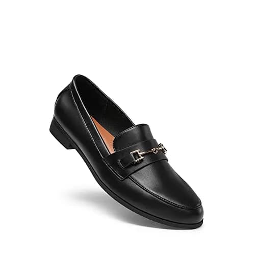 DREAM PAIRS Women Loafers Comfortable Dressy Shoes in Black-PU 9.5 | Elegant & Supportive thumbnail 6
