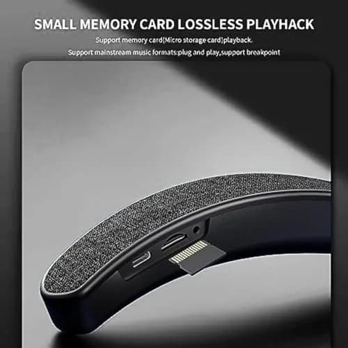 VANPEUSO Neck Speaker Wearable Stereo Surround Sound V-905 Black | Bluetooth 5.0, 24H Playtime thumbnail 4