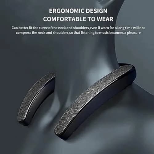 VANPEUSO Neck Speaker Wearable Stereo Surround Sound V-905 Black | Bluetooth 5.0, 24H Playtime thumbnail 5