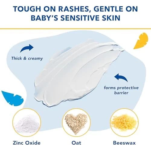 Triple Paste Diaper Rash Cream & Baby Spatula Bundle, 227 g (8 oz) | Pediatrician-Recommended Skin Protectant thumbnail 2