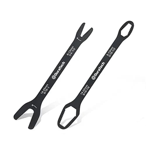 DURATECH Universal Wrench Set, SAE & Metric, 38 Sizes, 12 in Long | Corrosion-Resistant Carbon Steel thumbnail 1