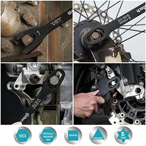 DURATECH Universal Wrench Set, SAE & Metric, 38 Sizes, 12 in Long | Corrosion-Resistant Carbon Steel thumbnail 6