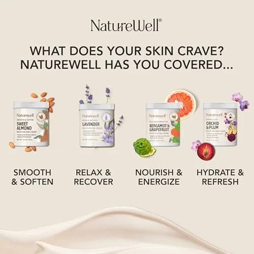 NATURE WELL Sweet Almond Body Cream 473ml (16 Oz) | Deep Hydration for Dry, Sensitive Skin thumbnail 8