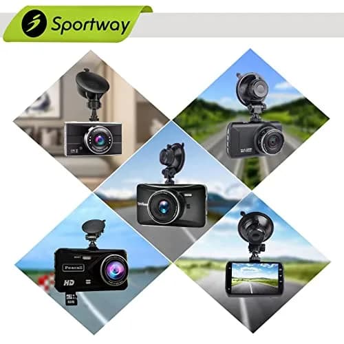 Sportway S501 Dash Cam Suction Mount Holder with Joint | 5.3cm Diameter, 5kg Load Capacity thumbnail 5