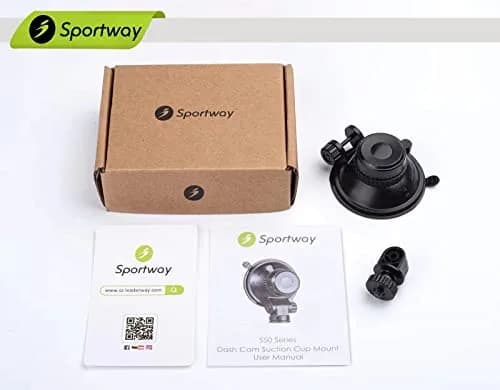 Sportway S501 Dash Cam Suction Mount Holder with Joint | 5.3cm Diameter, 5kg Load Capacity thumbnail 6