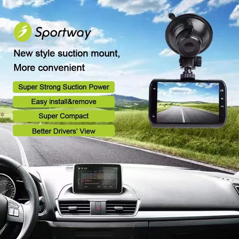 Sportway S501 Dash Cam Suction Mount Holder with Joint | 5.3cm Diameter, 5kg Load Capacity thumbnail 2