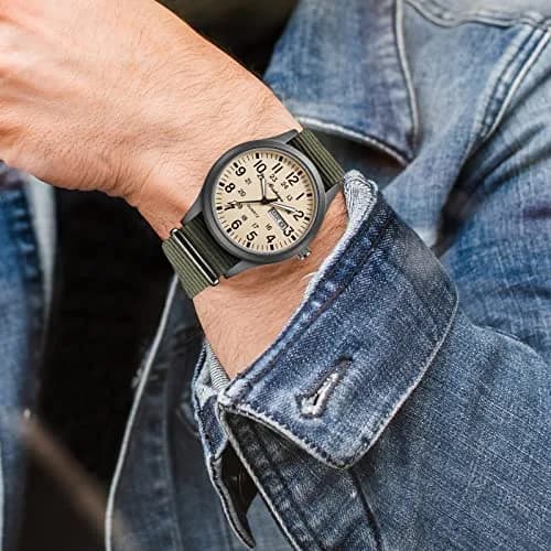 BOSHIYA Men's Tactical Field Quartz Watch 40mm Calendar | Japanese Movement, Water Resistant thumbnail 7