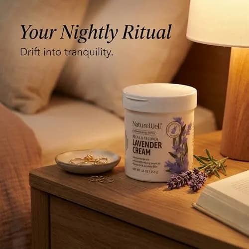 NATURE WELL Lavender Body Cream 473ml (16 Oz) | Dermatologist Tested for Dry & Sensitive Skin thumbnail 7