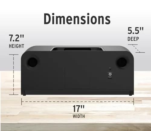 Klipsch Groove XXL Portable Bluetooth Speaker 17" Black | Deep Bass & 22H Playtime thumbnail 3