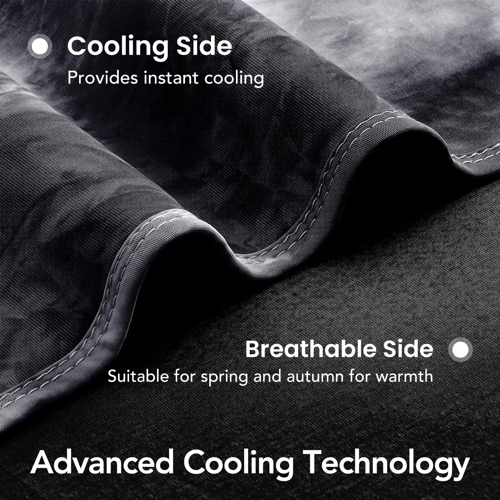 Topcee Cooling Blanket Queen Size 213cm x 224cm (80"x88") | Breathable & Lightweight for Hot Sleepers - view 5