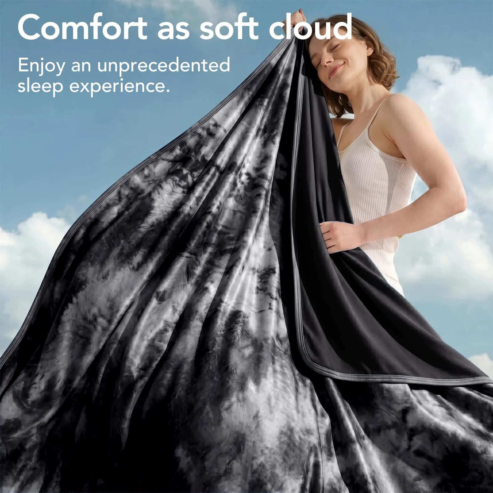 Topcee Cooling Blanket Queen Size 213cm x 224cm (80"x88") | Breathable & Lightweight for Hot Sleepers - view 6