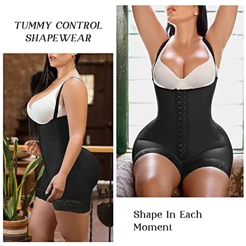 YIANNA Fajas Colombianas Shapewear for Women Tummy Control Body Shaper | Postpartum & Post Surgery Compression Garment thumbnail 5