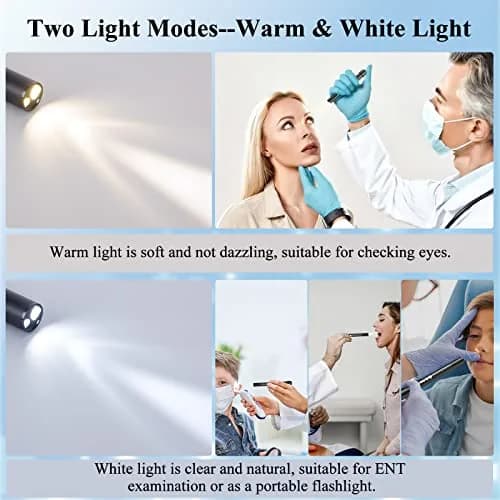 CAVN Rechargeable Pen Light with Pupil Gauge & Ruler | Black 10cm (3.9in) thumbnail 4