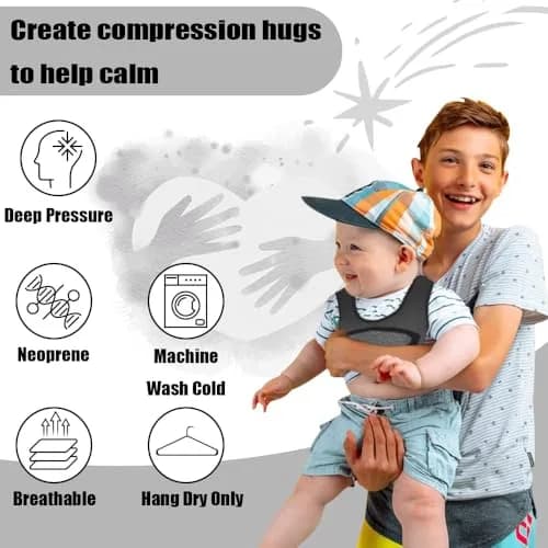 oboist Weighted Vest for Kids Including 6 Removable Weights | Comfort & Adjustable Fit (70-120 chars) thumbnail 5