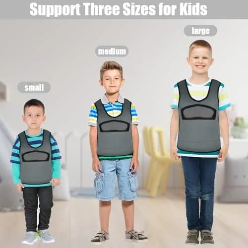 oboist Weighted Vest for Kids Including 6 Removable Weights | Comfort & Adjustable Fit (70-120 chars) thumbnail 6