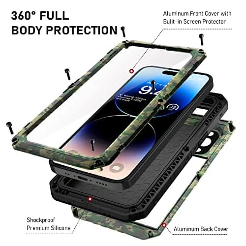 Beasyjoy Waterproof Case for iPhone 14 Pro 6.1" | Heavy Duty Shockproof Armor thumbnail 4