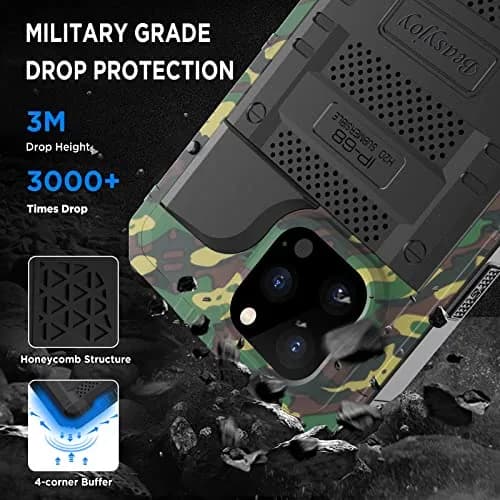 Beasyjoy Waterproof Case for iPhone 14 Pro 6.1" | Heavy Duty Shockproof Armor thumbnail 3