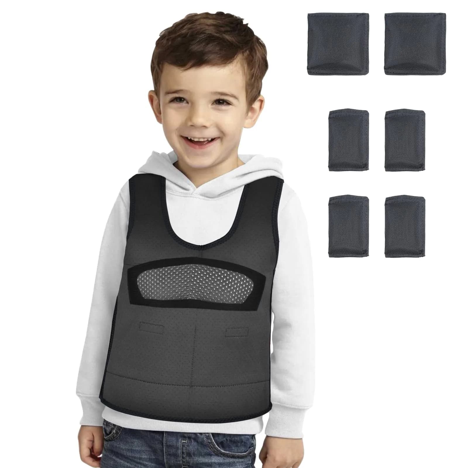 oboist Weighted Vest for Kids Including 6 Removable Weights Small | Sensory & OT Aid - main product image