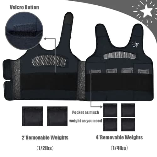 oboist Weighted Vest for Kids Including 6 Removable Weights Small | Sensory & OT Aid thumbnail 2