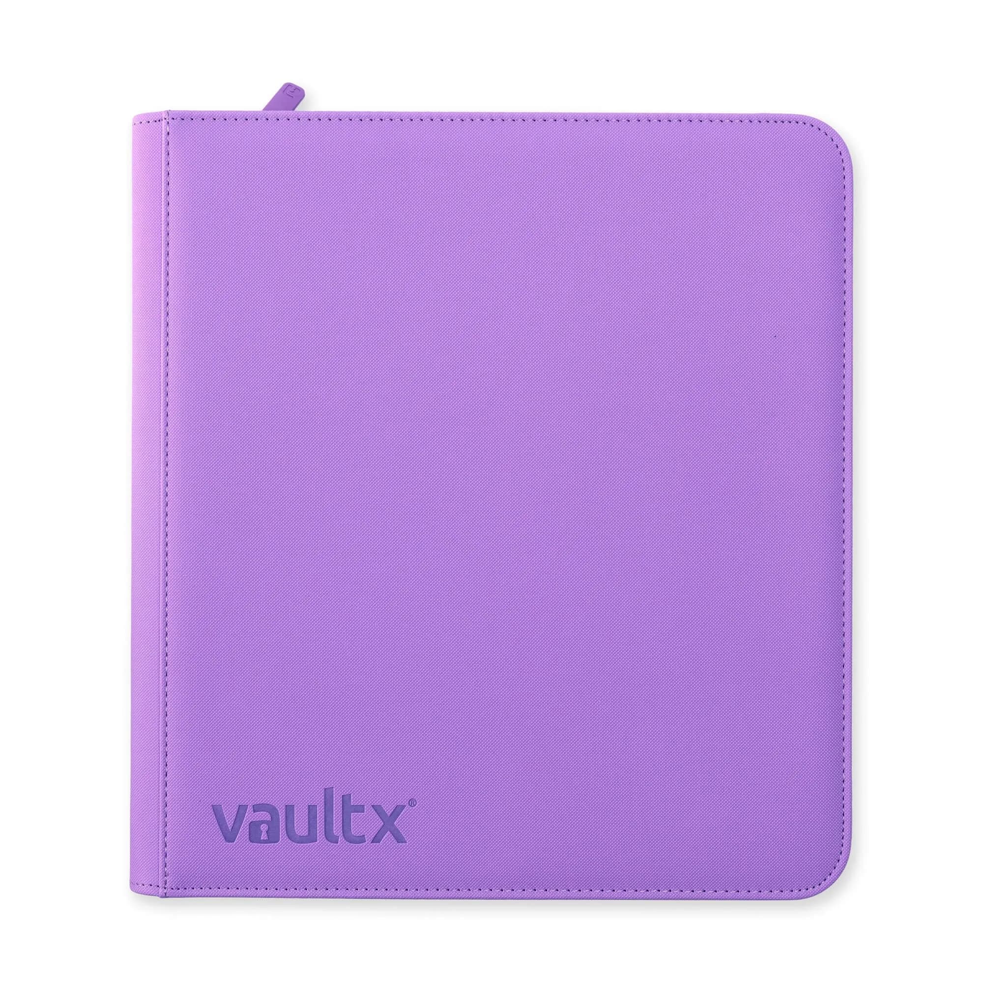 Vault X 12 Pocket Zip Binder, 480 Cards, Exo-Tec Material, 20 Pages, Purple | Premium Card Storage for Collectors - view 3