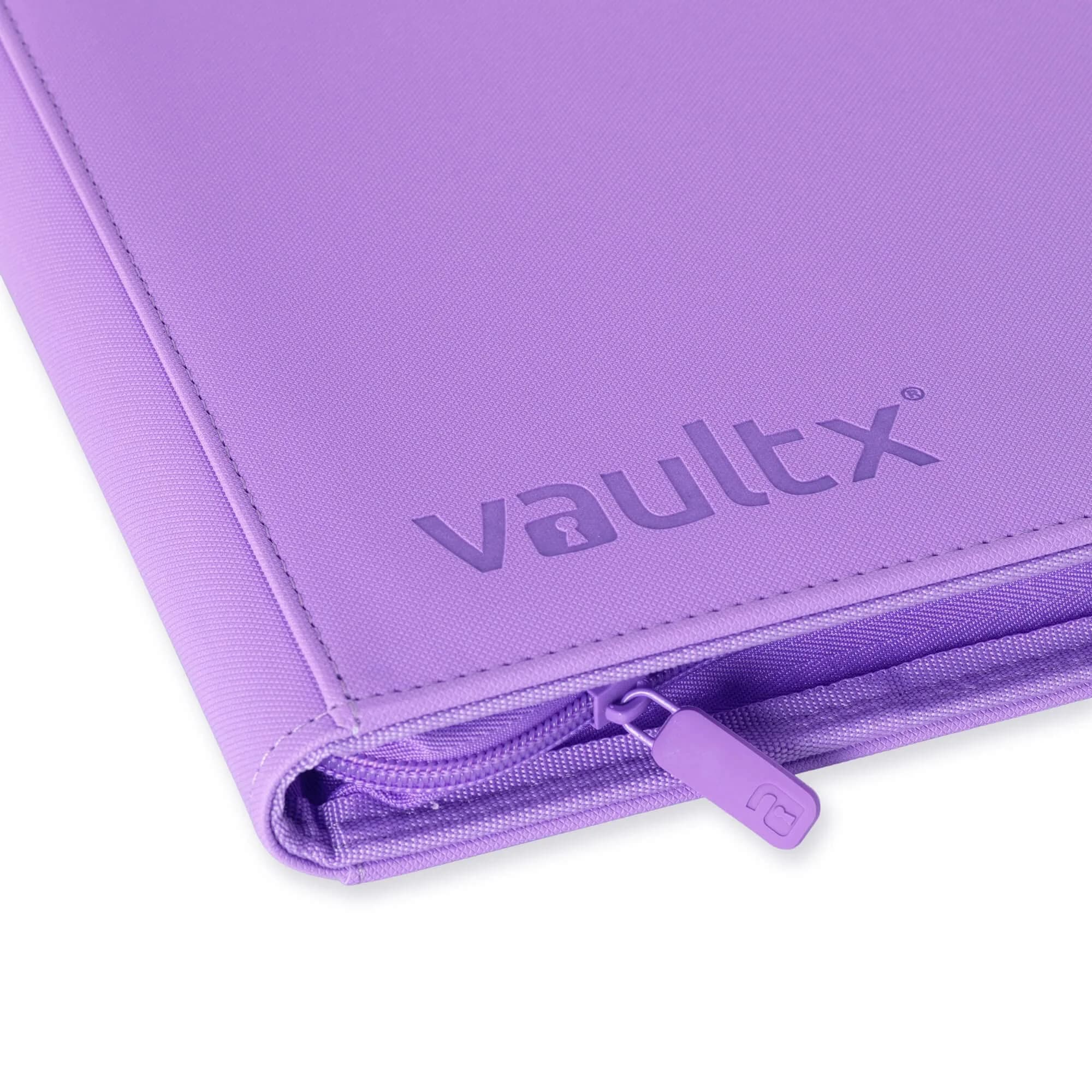Vault X 12 Pocket Zip Binder, 480 Cards, Exo-Tec Material, 20 Pages, Purple | Premium Card Storage for Collectors - view 7