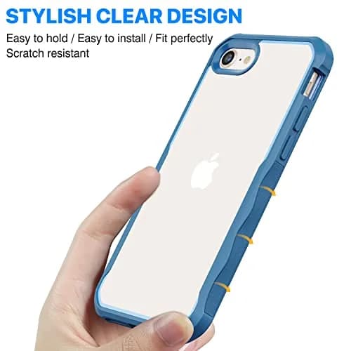 CENHUFO Privacy Case for iPhone SE 2022/2020, 8/7 | Full Body Shockproof with Built-in Privacy Screen Protector thumbnail 7