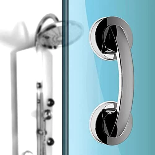 YIDELAI Suction Cup Door Handle for Glass Doors, Cabinets, and Sliding Doors | 19.4cm (7.6") Silver thumbnail 7