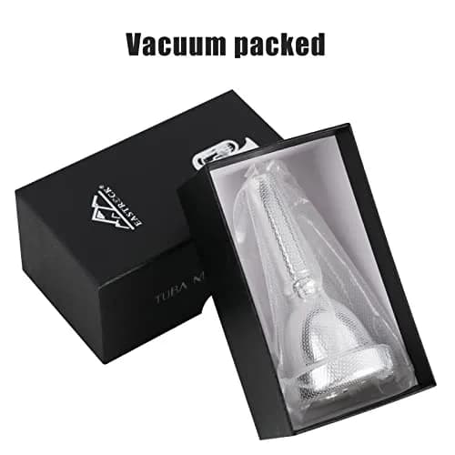 EASTROCK Standard Tuba Mouthpiece 6.8cm (2.68in) Silver Plated | Vacuum Packed for Tuba Players thumbnail 5
