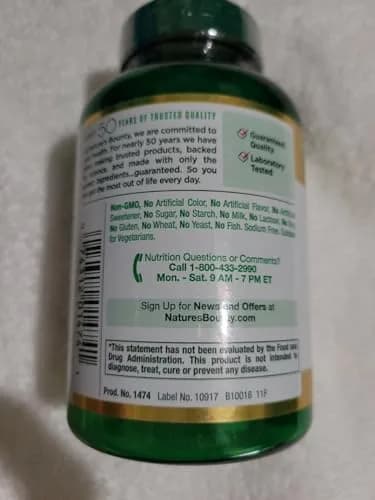 Nature's Bounty Pure Vitamin C 500 mg Tablets 1500 Count (Pack of 6) | Immune Support with Antioxidant Power thumbnail 4