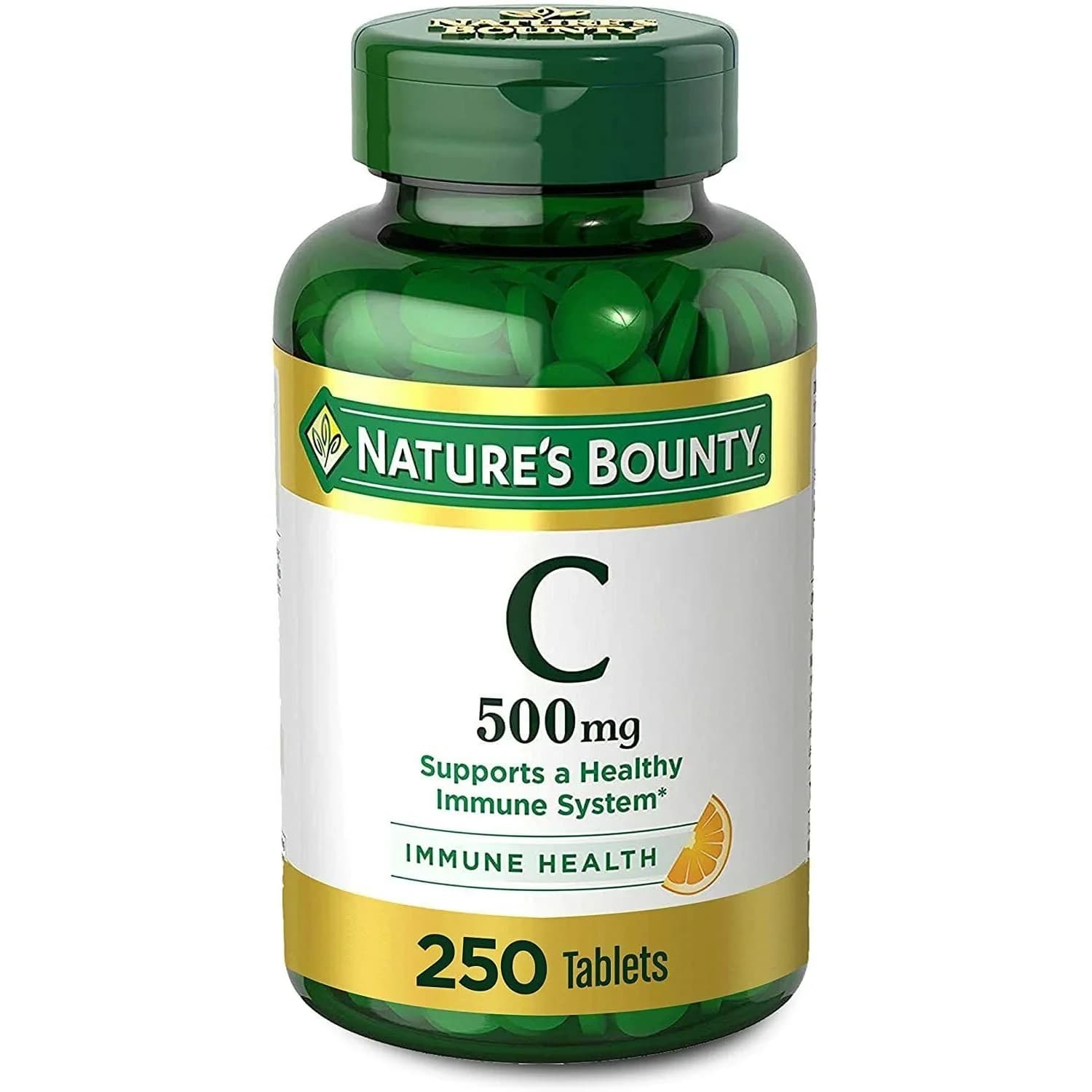 Nature's Bounty Pure Vitamin C 500 mg Tablets 1500 Count (Pack of 6) | Immune Support with Antioxidant Power - main product image