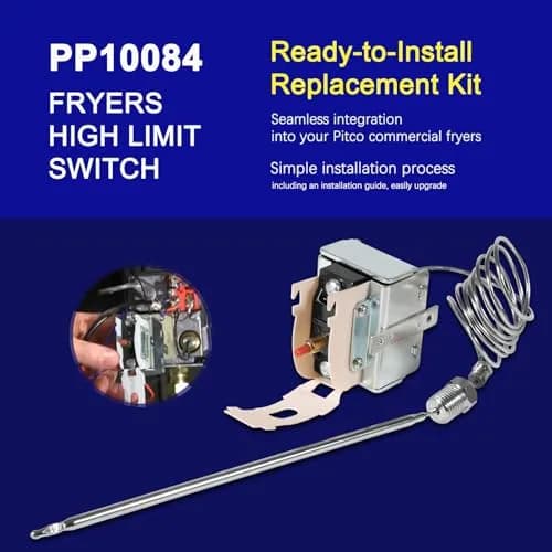 Yoursme PP10084 High Limit Switch for Pitco Fryers | 450°F Safety Cutoff (0.44 lb) thumbnail 4