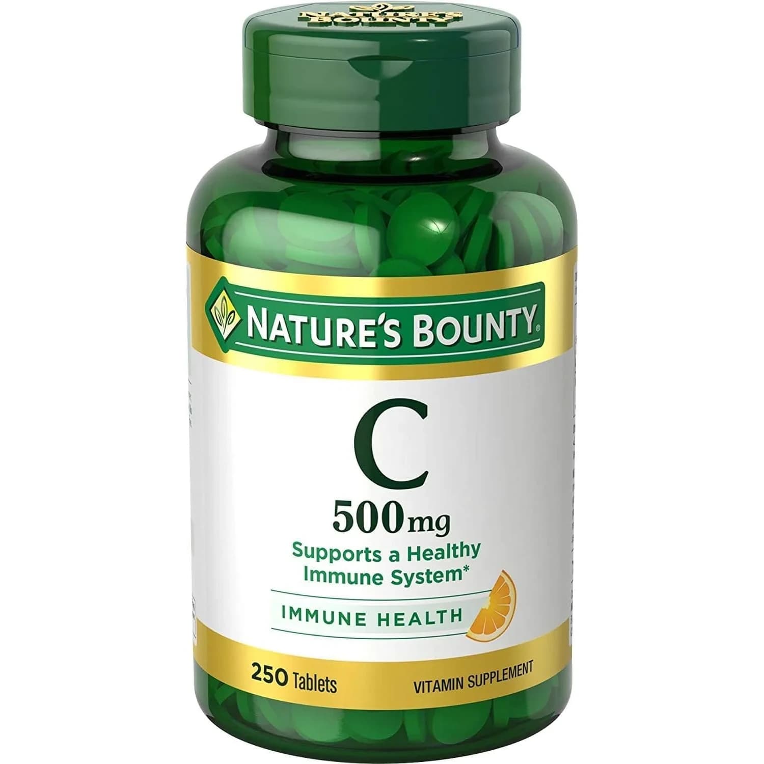 Nature's Bounty Pure Vitamin C 500 mg Tablets 250 Count (Pack of 3) | Immune Support with Antioxidant Power - main product image