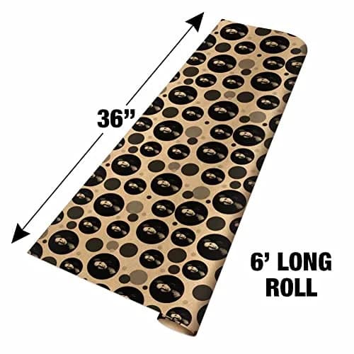 GRAPHICS & MORE David Gilmour Portrait Premium Kraft Gift Wrap Wrapping Paper Roll | Eye-Catching 36" x 72" Kraft Paper for Gifts thumbnail 5