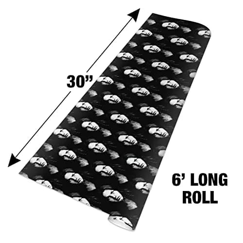 GRAPHICS & MORE David Gilmour Portrait Gift Wrap Wrapping Paper Rolls | Vibrant 30" x 72" | Official Pink Floyd Design thumbnail 7