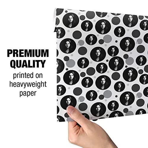 GRAPHICS & MORE David Gilmour Portrait Gift Wrap Wrapping Paper Roll | Vibrant, Official Pink Floyd Design, 76cm x 183cm thumbnail 4