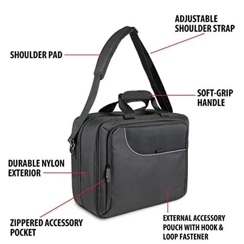 USA Gear Carrying Case for OLED Steam Deck & Gaming Accessories | Customizable Interior, Durable Nylon, Travel-Ready (120 chars) thumbnail 6