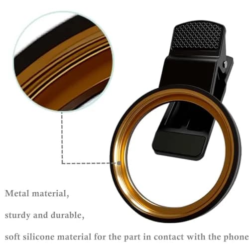Yadsux Universal 52mm Thread Clip for Phone Camera Lenses | 5.2 cm (2.05 in) thumbnail 4