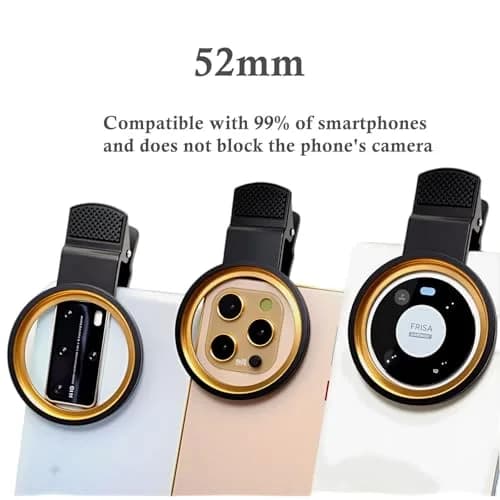 Yadsux Universal 52mm Thread Clip for Phone Camera Lenses | 5.2 cm (2.05 in) thumbnail 2