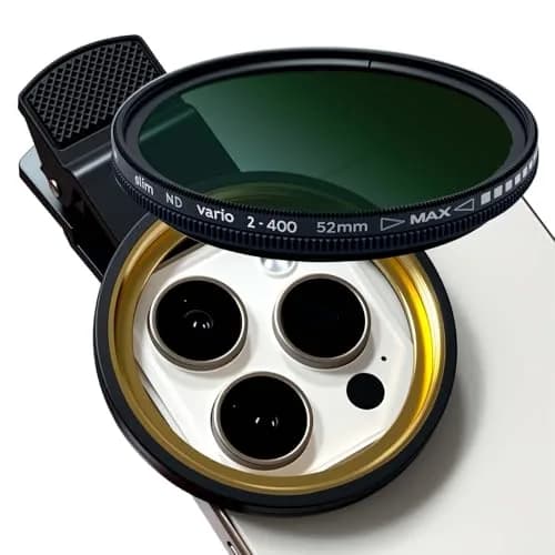 Yadsux 52mm ND 2-400 Variable Filter for Smartphones | Professional SLR-like Photography thumbnail 1