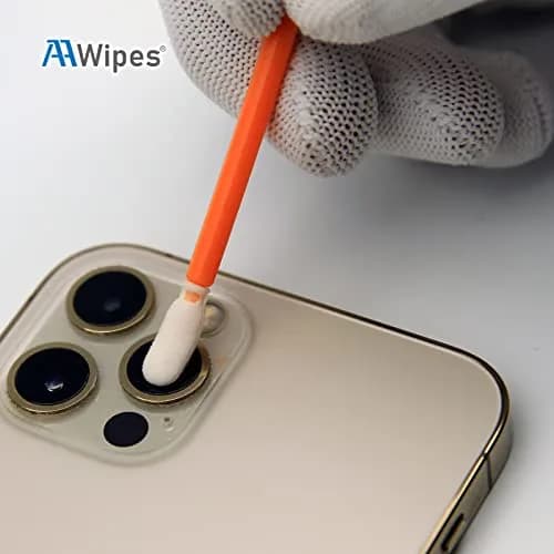 AAwipes Foam Swabs 160 mm (6.3") Round Head, 100 pcs | Lint-Free Cleaning for Electronics & Printers thumbnail 3
