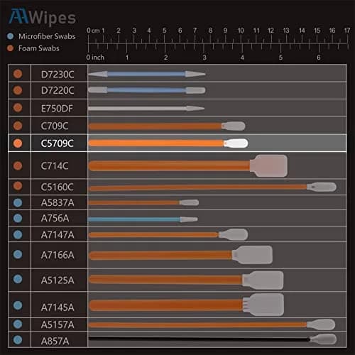 AAwipes Foam Swabs 10.5 cm (4.13") Round Head, 100 Count | Lint-Free Cleaning for Electronics & Printers thumbnail 6