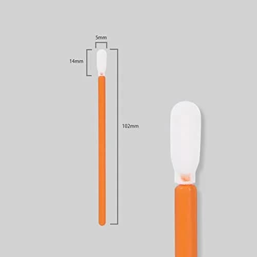 AAwipes Foam Swabs 10.5 cm (4.13") Round Head, 100 Count | Lint-Free Cleaning for Electronics & Printers thumbnail 2