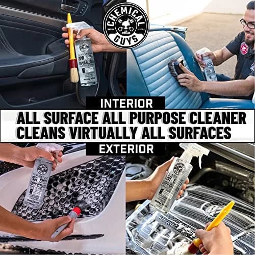 Chemical Guys Sprayable Leather Cleaner and Conditioner with Nonsense All Surface Cleaner, 473ml (16 fl oz) | pH Balanced Formula thumbnail 4