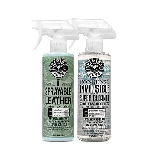 Chemical Guys Sprayable Leather Cleaner and Conditioner with Nonsense All Surface Cleaner, 473ml (16 fl oz) | pH Balanced Formula thumbnail 1