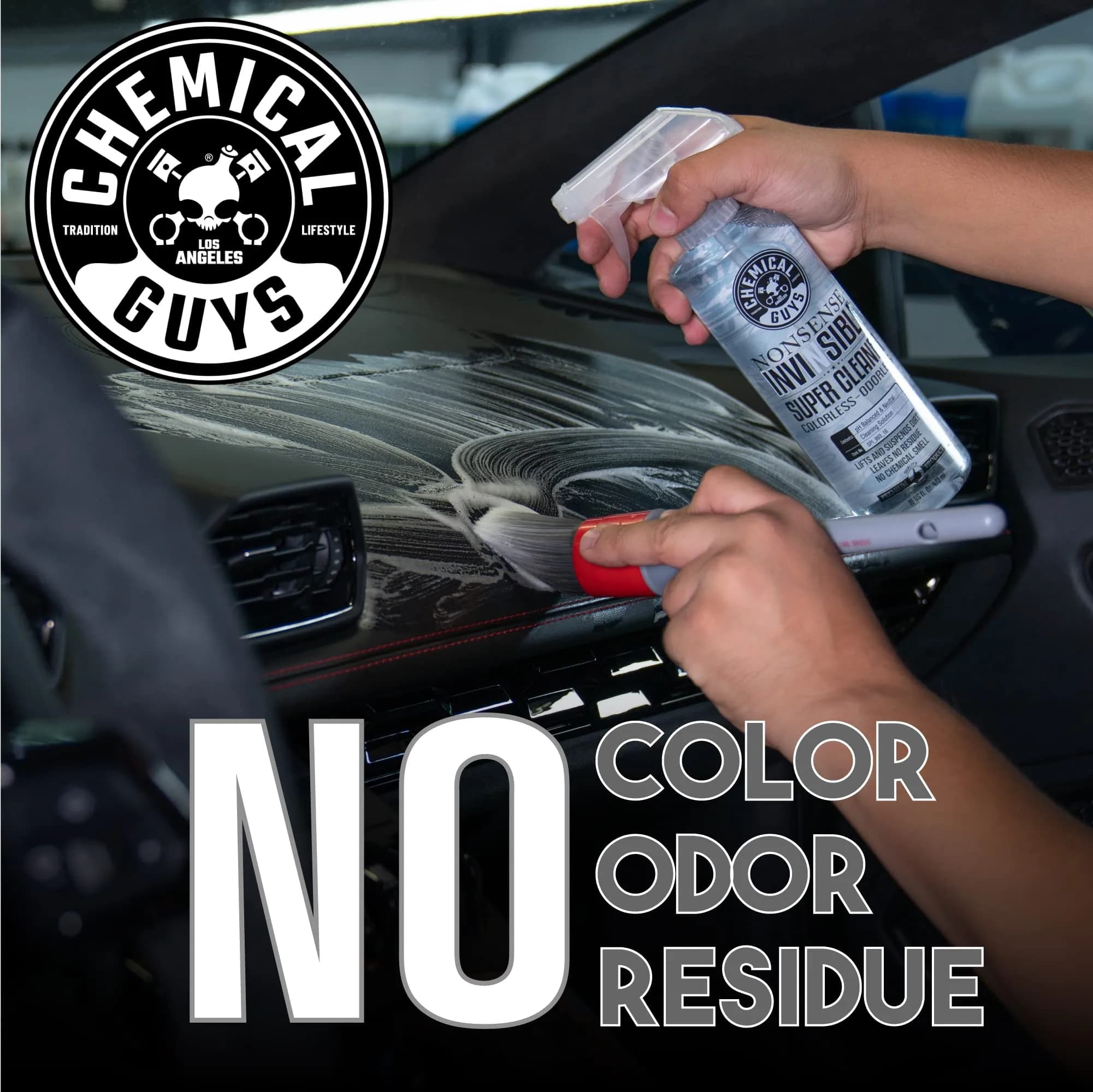 Chemical Guys Sprayable Leather Cleaner and Conditioner with Nonsense All Surface Cleaner, 473ml (16 fl oz) | pH Balanced Formula - view 2